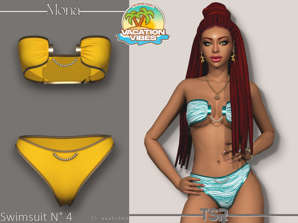 Sims 4 — VacationVibes_Swimsuit_4 by Mona — -New mesh-