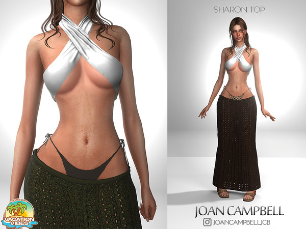 Sims 4 — SHARON TOP by Joan_Campbell_Beauty_ — 8 swatches Custom thumbnail Original mesh