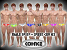 Sims 4 — Kohnke Male Brief Greek Key 03 by CHKohnke — Male Brief - 8 colours