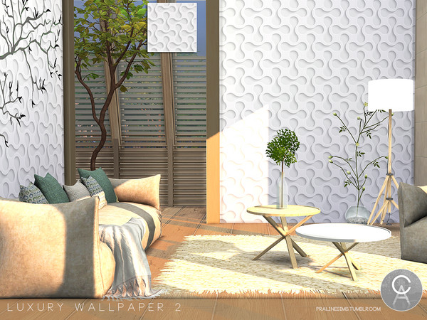 Sims 4 — Luxury Wallpaper 2 by Pralinesims — By Pralinesims