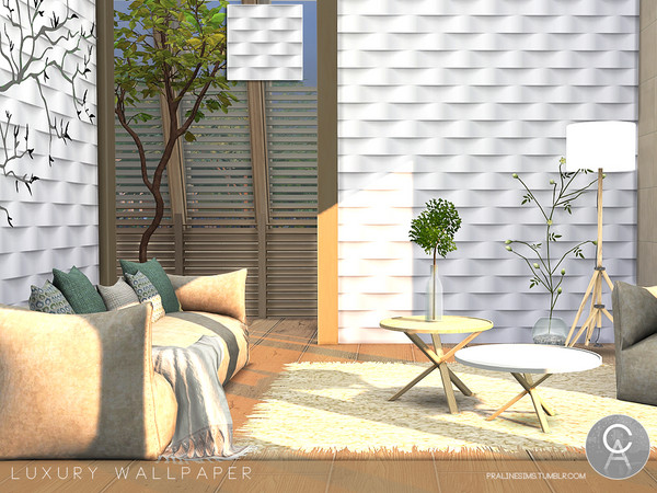 Sims 4 — Luxury Wallpaper by Pralinesims — By Pralinesims