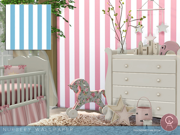 Sims 4 — Nursery Wallpaper by Pralinesims — By Pralinesims