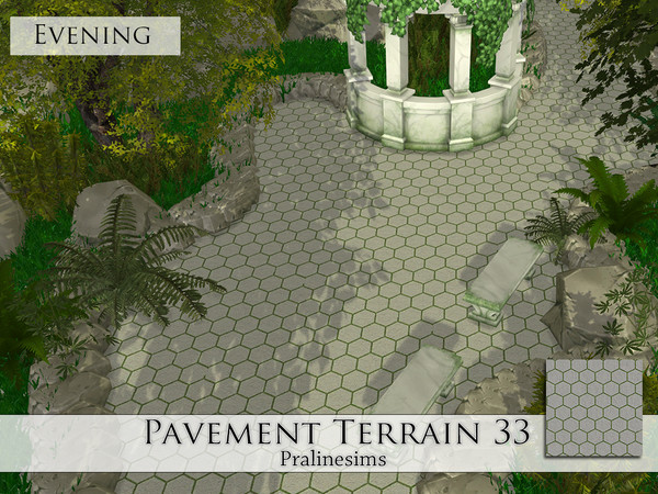 Sims 4 — Pavement Terrain 33 by Pralinesims — By Pralinesims