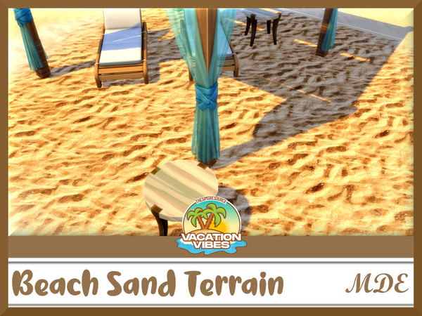 Sims 4 — MDE-Beach Sand_02 by MDE — 6 different sand terrain paints for your beach