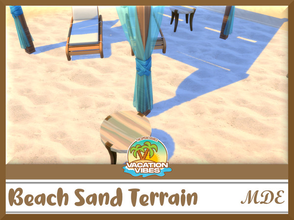 Sims 4 — MDE-Beach Sand_03 by MDE — 6 different sand terrain paints for your beach