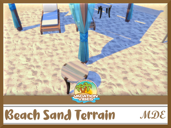 Sims 4 — MDE-Beach Sand_04 by MDE — 6 different sand terrain paints for your beach
