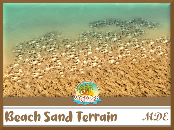 Sims 4 — MDE-Beach Sand_05 by MDE — 6 different sand terrain paints for your beach