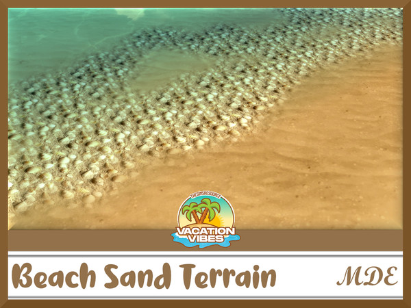 Sims 4 — MDE-Beach Sand_06 by MDE — 6 different sand terrain paints for your beach
