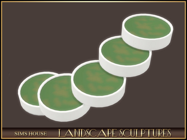 Sims 4 — Sims House LAWN STAIRS | LANDSCAPE SCULPTURES by Sims_House — LANDSCAPE SCULPTURES