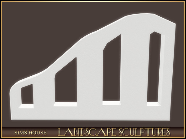Sims 4 — Sims House WALL | LANDSCAPE SCULPTURES by Sims_House — LANDSCAPE SCULPTURES