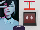 Sims 4 — Momo Earrings by FatalRose47 — For my weebs, otakus and lovers of anime, I decided to do a quick mesh of Momo