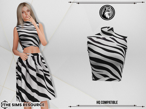 Sims 4 — TaraSet Top by ForLima — HQ Compatible