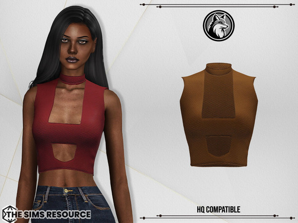 Sims 4 — Clara Top by ForLima — 4 Colors