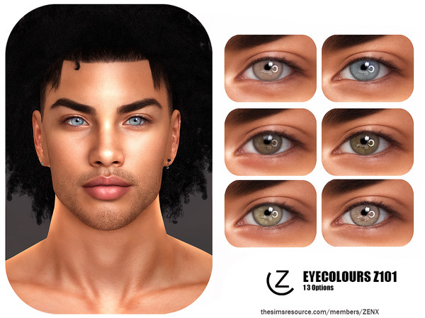 Sims 4 — EYECOLORS Z101 by ZENX — All Age