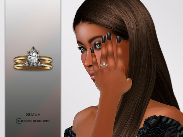 Sims 4 — Bella Ring by Suzue — New Mesh (Suzue)