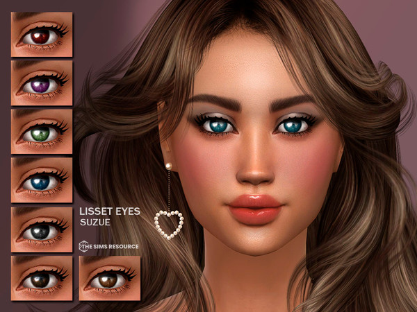 Sims 4 — Lisset Eyes N45 by Suzue — 16 Swatches