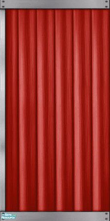Sims 2 — Red Aluminum Siding Left Corner by Darth_Joules — Maxis match aluminum in red. TRSAA