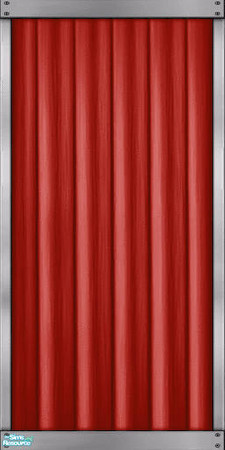 Sims 2 — Red Aluminum Siding Framed by Darth_Joules — Maxis match aluminum in red. TRSAA