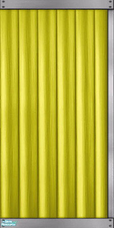 Sims 2 — Yellow Aluminum Siding Right Corner by Darth_Joules — Maxis match aluminum siding in yellow. TRSAA
