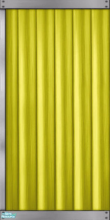 Sims 2 — Yellow Aluminum Siding Left Corner by Darth_Joules — Maxis match aluminum siding in yellow. TRSAA