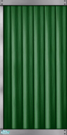 Sims 2 — Green Aluminum Siding Left Corner by Darth_Joules — Maxis match aluminum siding in green. TRSAA