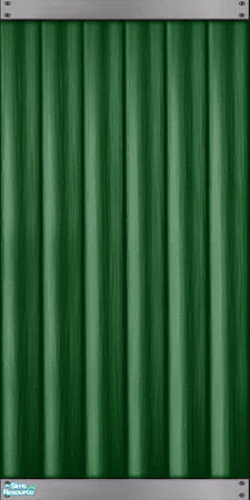 Sims 2 — Green Aluminum Siding Straight by Darth_Joules — Maxis match aluminum siding in green. TRSAA