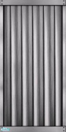 Sims 2 — Silver Aluminum Siding Framed by Darth_Joules — Maxis match aluminum siding in silver. TRSAA