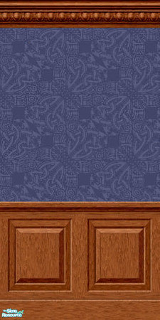 Sims 2 — Runic Wall Set - Sky by LadyDeluxe — I wanted a more classier wallpaper for my sims. A beautiful design