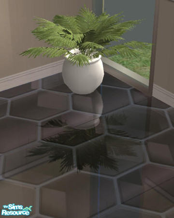 Sims 2 — Patternmix reflectivefloor tiles - T11 by Cloisonne — Triangular reflective floor tile.Warning!!Using to many of