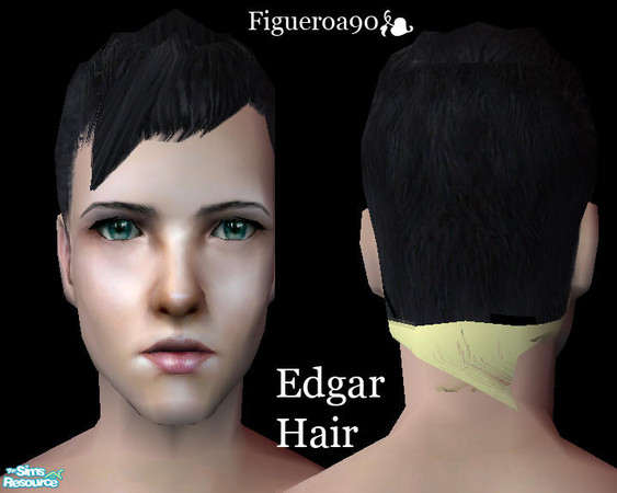 Sims 2 — F90 Edgar Hair by Figueroa90 — Cool Hair based on Edgar, memeber of the mexican Electro-Pop band