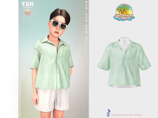Sims 4 — ChildM - SUMMER EASE-626 (SHIRT) BD1590 by busra-tr — 10 colors Child