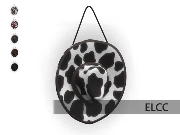 Sims 4 — Heirloom Hat On The Wall by ELCC — Heirloom Living Room Set: