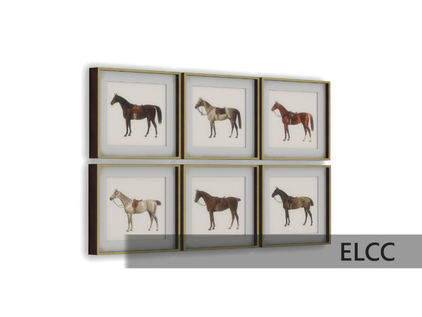 Sims 4 — Heirloom Wall Art by ELCC — Heirloom Living Room Set: