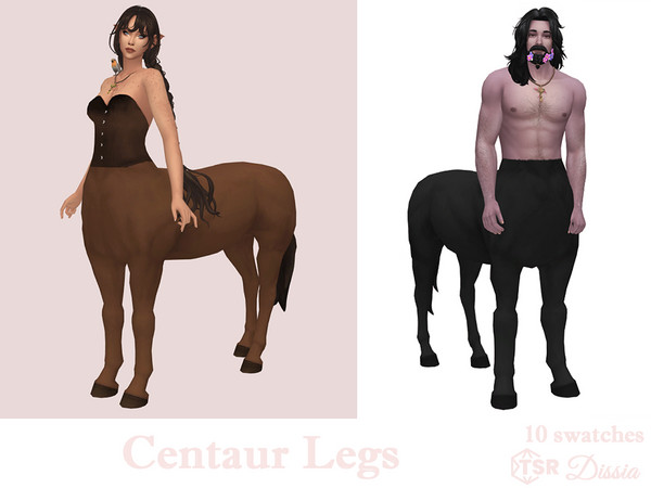 Sims 4 — Centaur Legs by Dissia — Magical mystical creature - centaur that you can create with this cc legs!