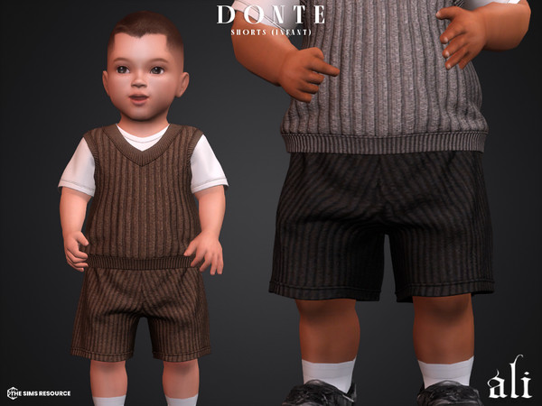 Sims 4 — DONTE shorts (infant) by ali1 — Shorts