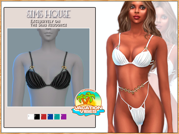 Sims 4 — BIKINI TOP SWIMSUIT by Sims_House — BIKINI TOP SWIMSUIT