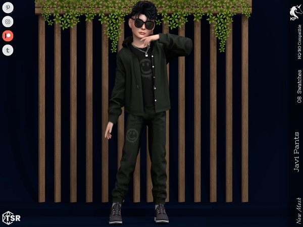 Sims 4 — Javi Pants- Child by KaTPurpura — Long sports pants for children