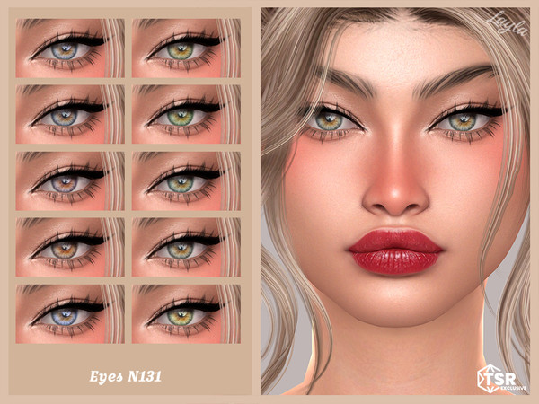 Sims 4 — Eyes N131 by Layla — Previews were made using HQ Mod