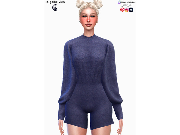 Sims 4 — Luna Jumpsuit by _ironik_ — -5 Colors