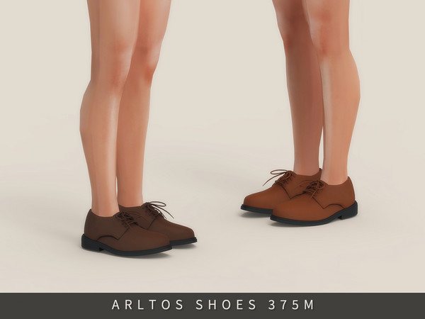 Sims 4 — Simple loafer Male by Arltos — 8 colors. HQ compatible . Male only. TYPE-Flats.