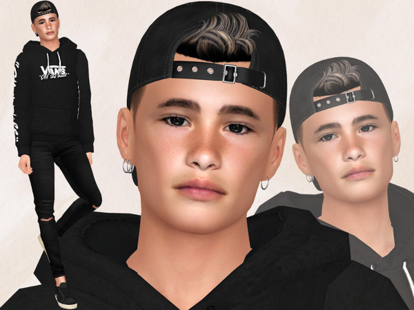 Sims 4 — Judah Johnson by grinchk7 — (Teen Sim) If you want the Sim to look the same as in the pictures you need to