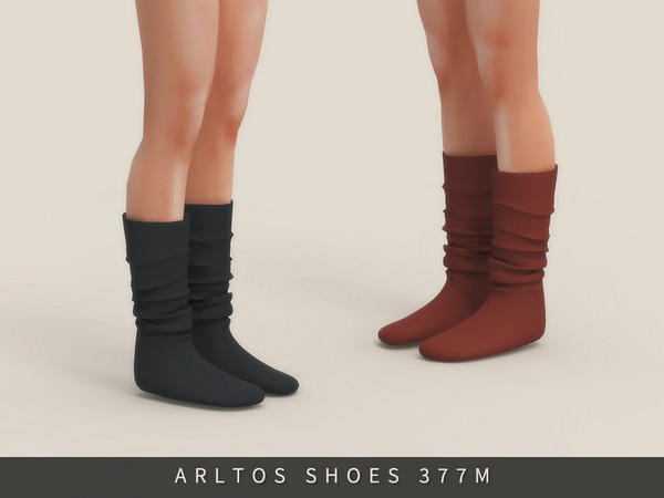 Sims 4 — Cotton socks Male by Arltos — 17 colors.