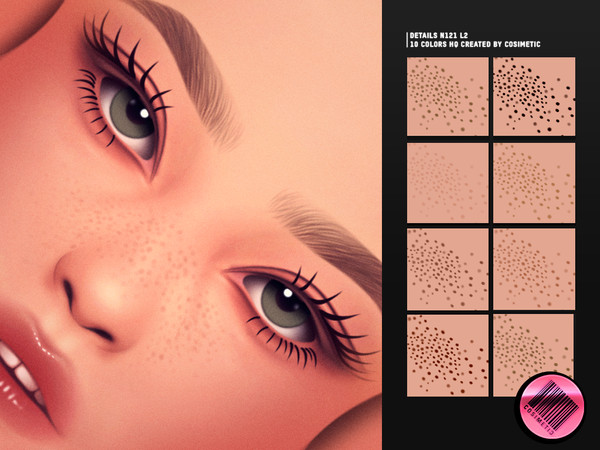 Sims 4 — Elara Details N121 L2 Freckles by cosimetic — - Female