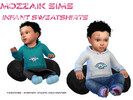 Sims 4 — Cute Dog Infant Hoodies by MozzaikSims — Cotton Infant Hoodies with a cute dog graphic 11 swatches re-color of