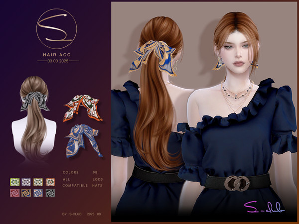 Sims 4 — S-Club_030925_HairACC by S-Club — HairACC hope you like, thank you.