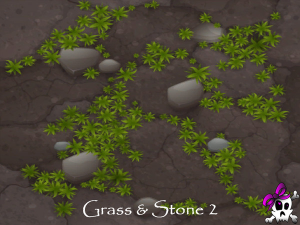 Sims 4 — Kerre_Grass&Stone2.package by Kerre2215 — A set of Grass and Stone Terrain paints