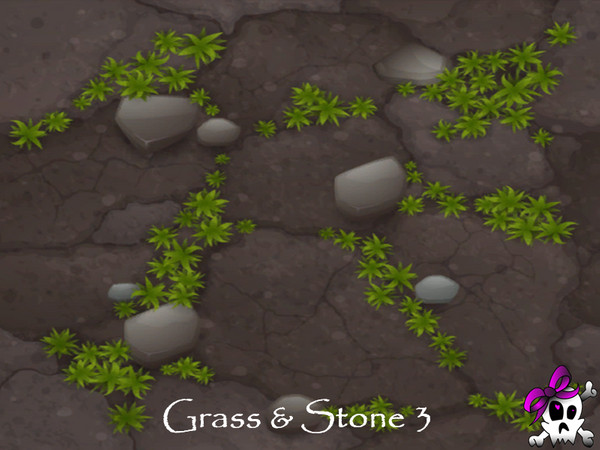 Sims 4 — Kerre_Grass&Stone3.package by Kerre2215 — A set of Grass and Stone Terrain paints