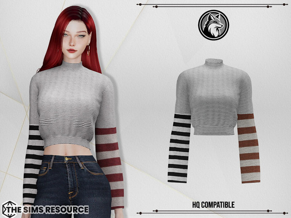 Sims 4 — Jane Top by ForLima — 4 Colors