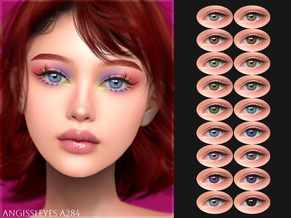 Sims 4 — EYES A284 by ANGISSI — PREVIEWS MADE USING HQ MOD Facepaint category