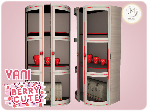 Sims 4 — Jomsims berryCute Vani dresser by jomsims — berryCute Vani bedroom Bring sweetness to your Sims home with the